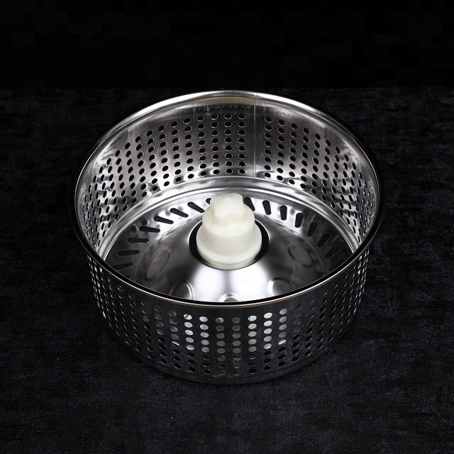 hot sell stainless steel spin 360 mop replacement parts mop basket dehydration basket