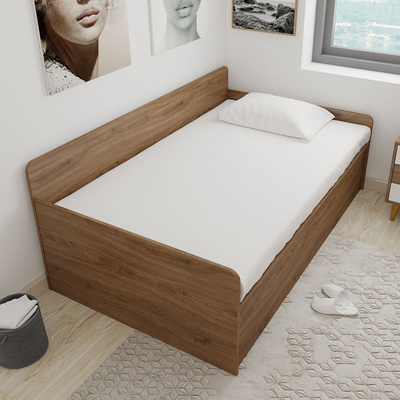 Simple and modern tatami bed small apartment single bedroom high box storage multifunctional sofa bed