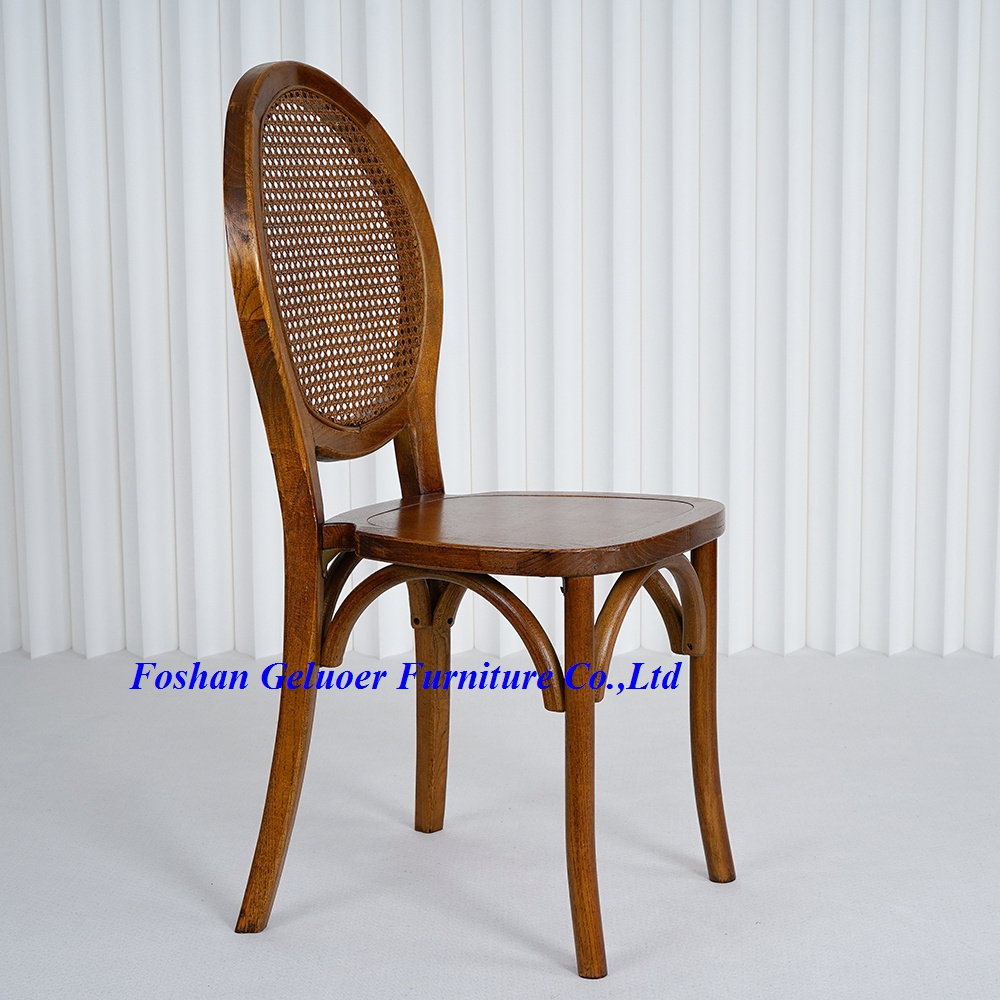 Wholesale Stackable Beech Oak Crossback Chair for Indoor & Outdoor Use Farmhouse Vineyard Dining Hotels Events Living Room Parks