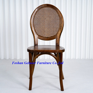 Wholesale Stackable Beech Oak Crossback Chair for Indoor & Outdoor Use Farmhouse Vineyard Dining Hotels Events Living Room Parks