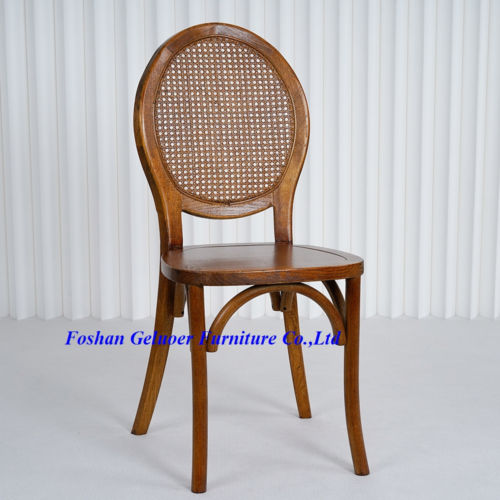 Wholesale Stackable Beech Oak Crossback Chair for Indoor & Outdoor Use Farmhouse Vineyard Dining Hotels Events Living Room Parks