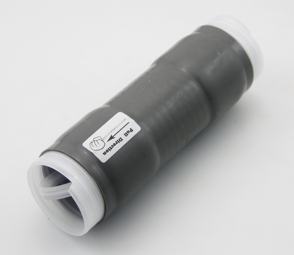 Two layer Cold Shrink Tubing Cold Shrinkable Silicone Tubing Rubber Insulating Sleeve For N and AISG RET Connector