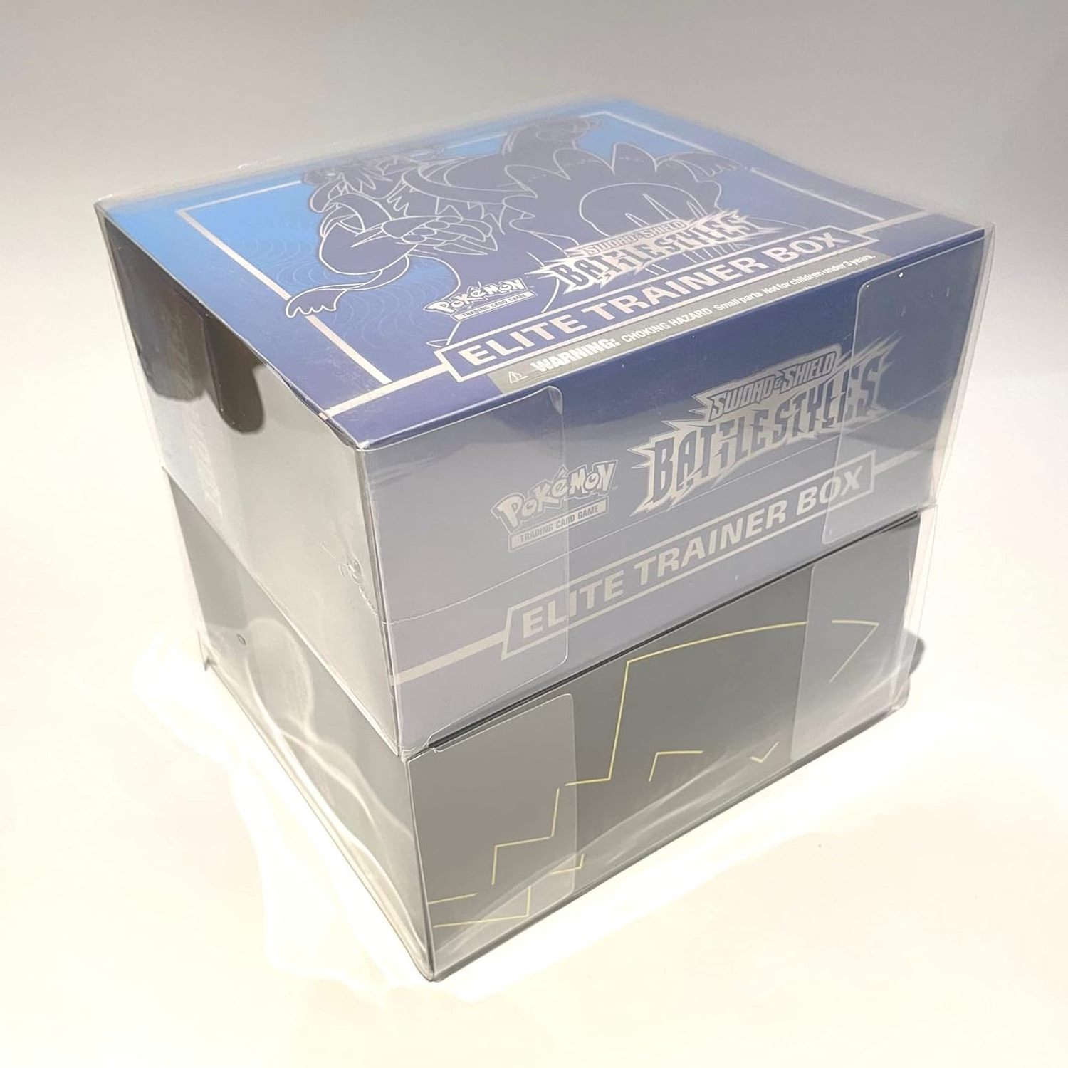 Acrylic box custom clear plexiglass acrylic display 5side box with lid/sliding lid Poke Pokemon Card Booster display box case