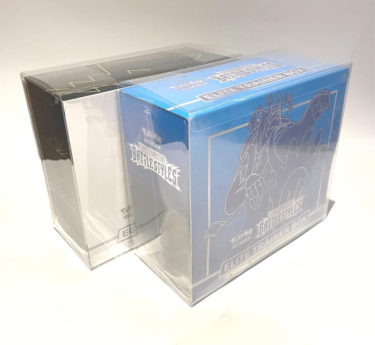 Acrylic box custom clear plexiglass acrylic display 5side box with lid/sliding lid Poke Pokemon Card Booster display box case