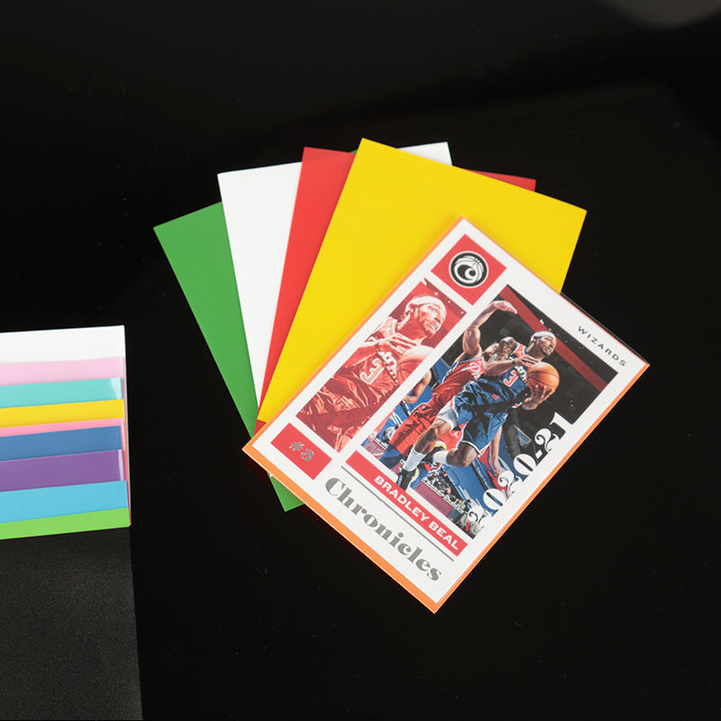 Wholesale PP Plastic Small size Super Transparent Durable Trading Card Sleeve Credit card protector pocket Sport Cards Cover