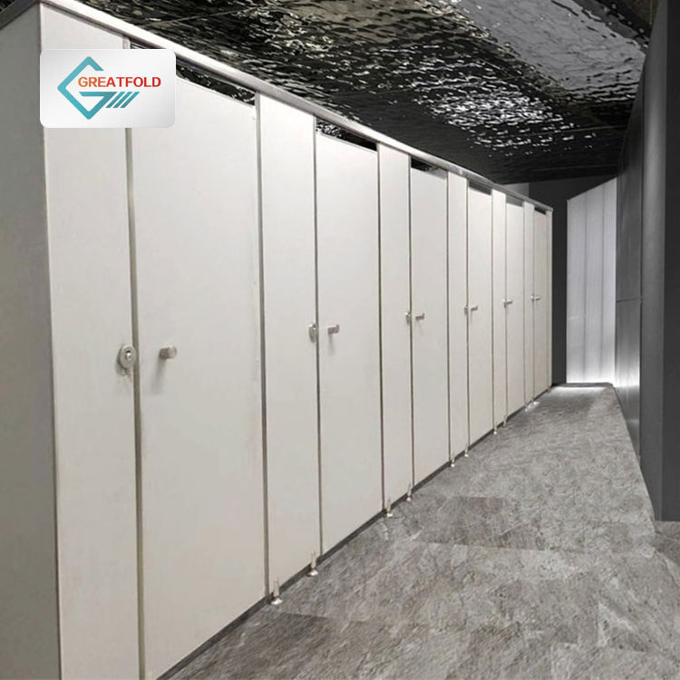 12mm hpl board public school solid surface toilet cubicle partitions bathroom stalls compact laminate toilet partitions doors