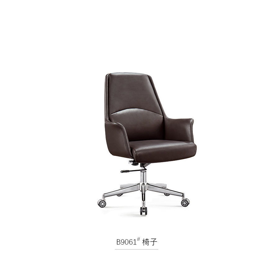 Wholesale New Style Lift Swivel Executive Manager Chair Comfortable Ergonomic Computer Modern Leather Office Chairs