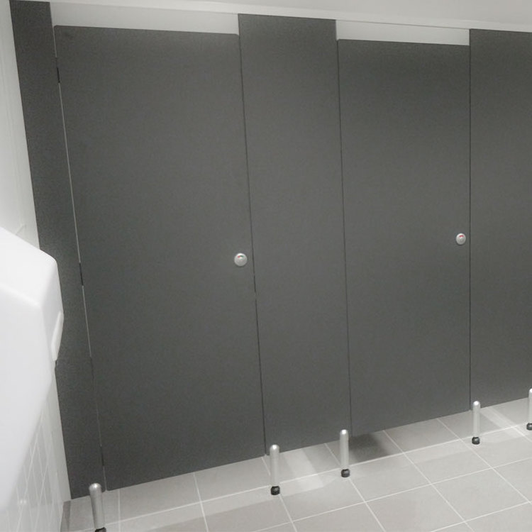 New Design Commercial Shower Partitions Restroom Partition Toilet Cubicles Stalls HPL Panel Toilet Wall Partition