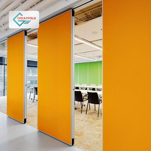 MDF Commercial Conference Room Office Operable Partitions Sliding Acoustic Office Meeting Movable Partition Wall