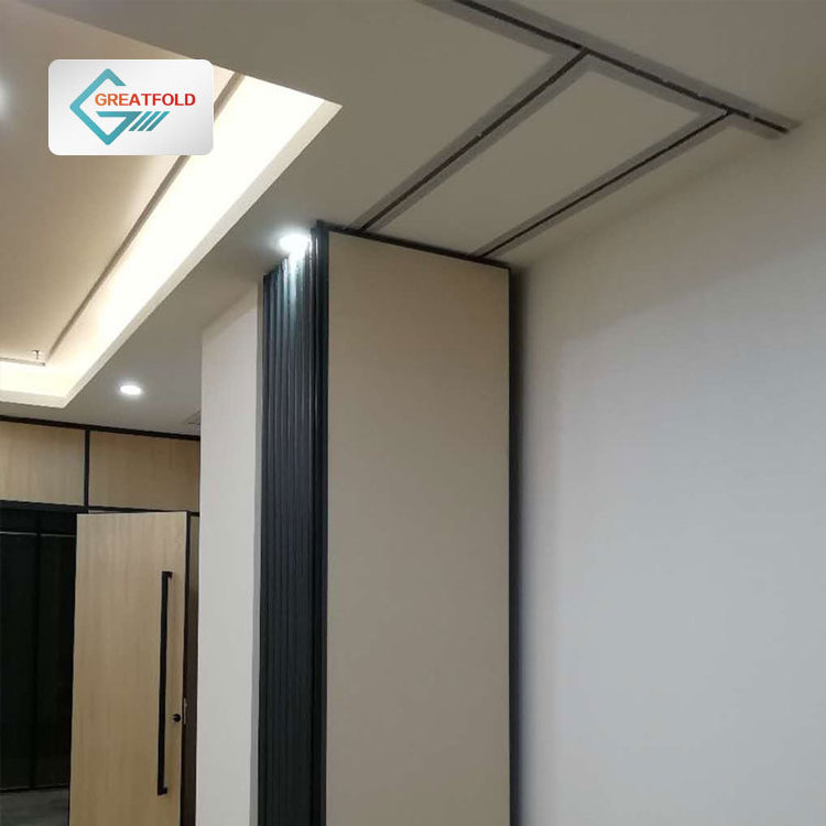 operable wall MDF removable acoustic sliding airwall dividing movable folding partition wall for office