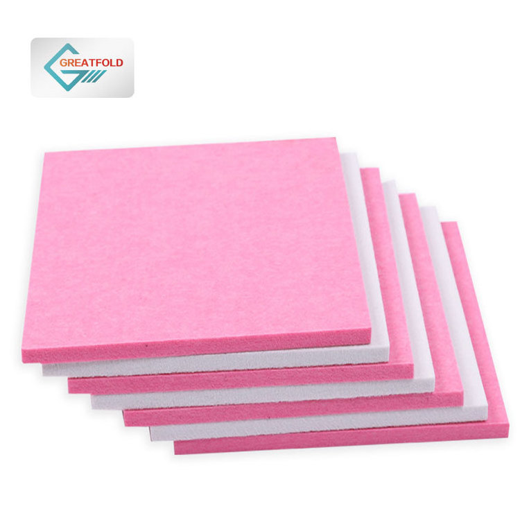 Office High Density Lightweight PET Acoustic Panels Sound Absorbing Panel Decorative Polyester Fiber Acoustic Wall Panel