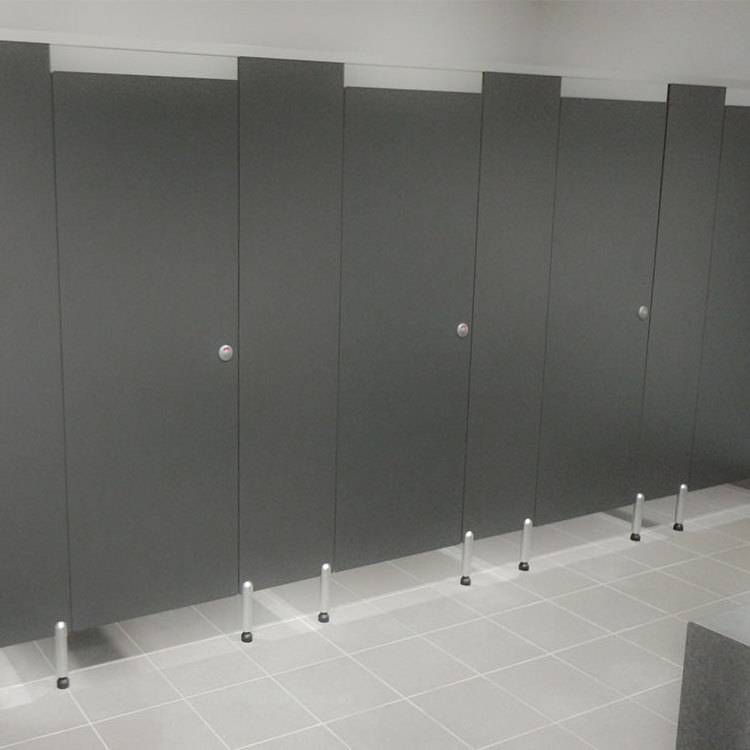 New Design Commercial Shower Partitions Restroom Partition Toilet Cubicles Stalls HPL Panel Toilet Wall Partition