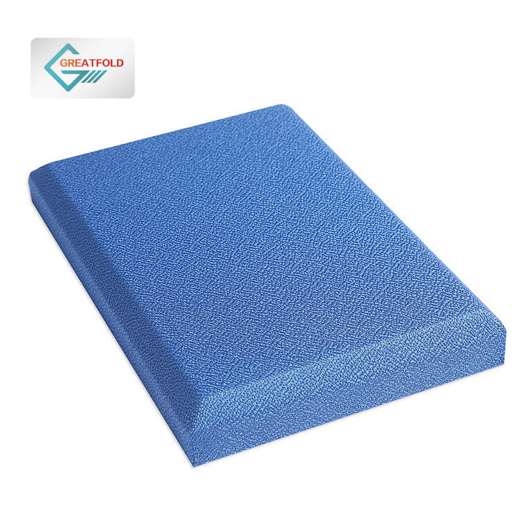 gymnasium aluminum frame ceiling hung acoustic panel sound absorbing fabric wrapped sound-absorbing acoustic panel