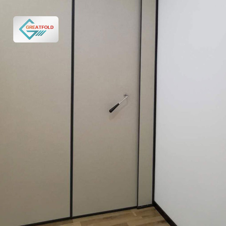 operable wall MDF removable acoustic sliding airwall dividing movable folding partition wall for office