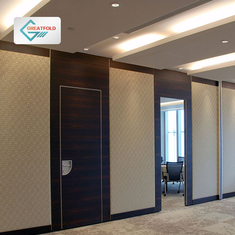 Meeting room soundproof sliding folding movable partition acoustic foldable movable office operable wall systems