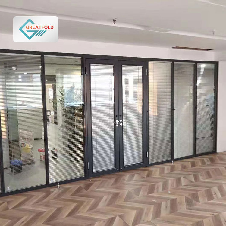 Frame Partition Cubicles Stainless Steel Soundproof Glass Widely Used Office Aluminum Office Furniture Modern 2000-6000 Mm