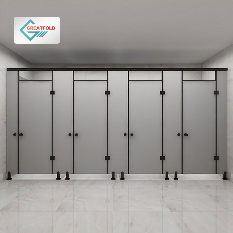 GreatFold Bathroom Toilet Room Partitions Phenolic Resin Board Panel Office Toilet Cubicles for Sale