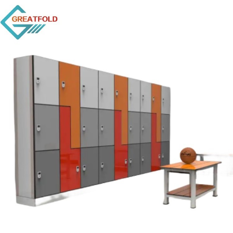 commercial flexible HPL board school Gym locker smart lockers cabinet