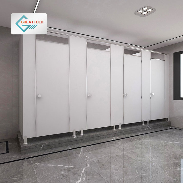 12mm hpl board public school solid surface toilet cubicle partitions bathroom stalls compact laminate toilet partitions doors