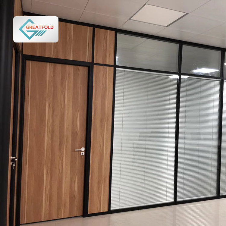 Frame Partition Cubicles Stainless Steel Soundproof Glass Widely Used Office Aluminum Office Furniture Modern 2000-6000 Mm