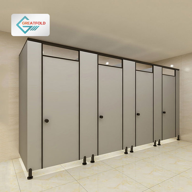 GreatFold Bathroom Toilet Room Partitions Phenolic Resin Board Panel Office Toilet Cubicles for Sale