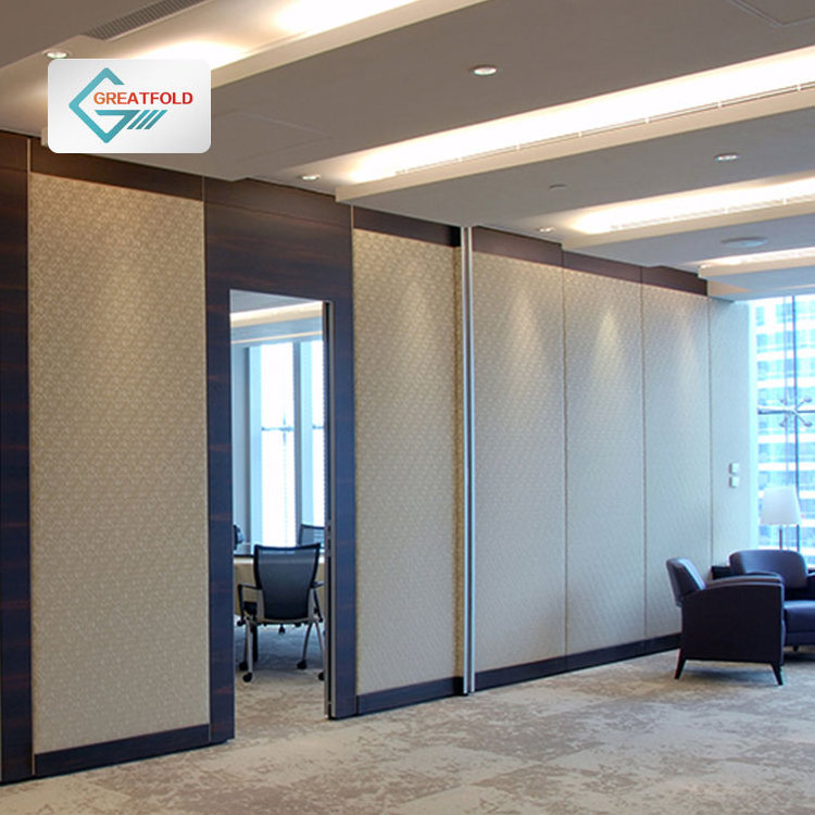 Meeting room soundproof sliding folding movable partition acoustic foldable movable office operable wall systems