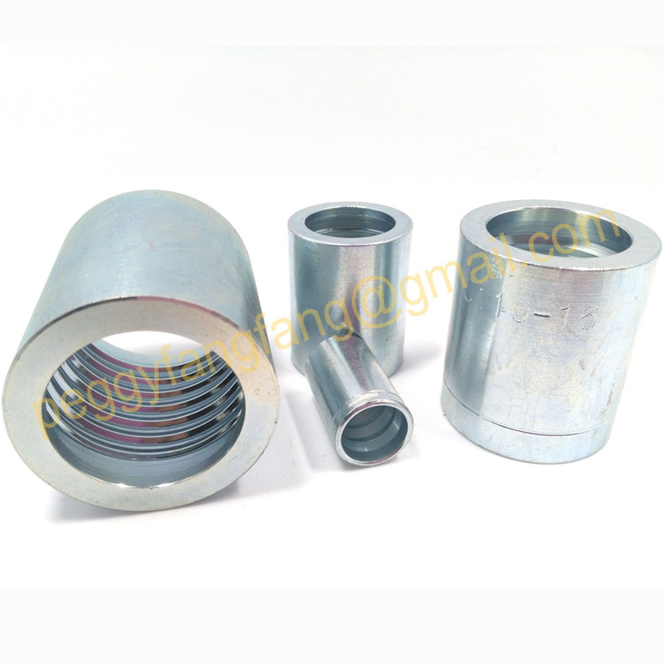 carbon steel stainless steel ferrule 00110 crimping hydraulic hose sleeve rubber pipe sleeves