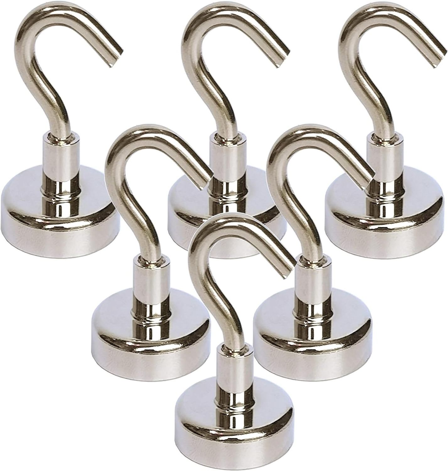 Magnetpro Magnetic Hook With Strong Suction Cup Neodymium Iron Boron Magnet For Hanging Doors Cabinets Ceilings