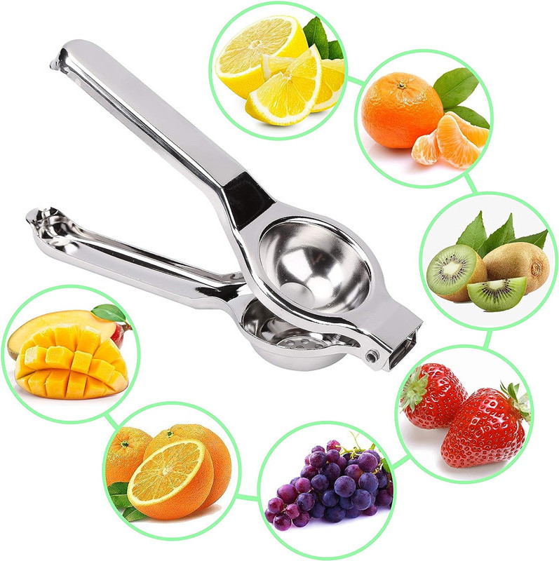 Lemon Squeezer Hand Manual Stainless Steel Citrus Press Juicer Handheld Lemon Juicer and Lime Squeezer