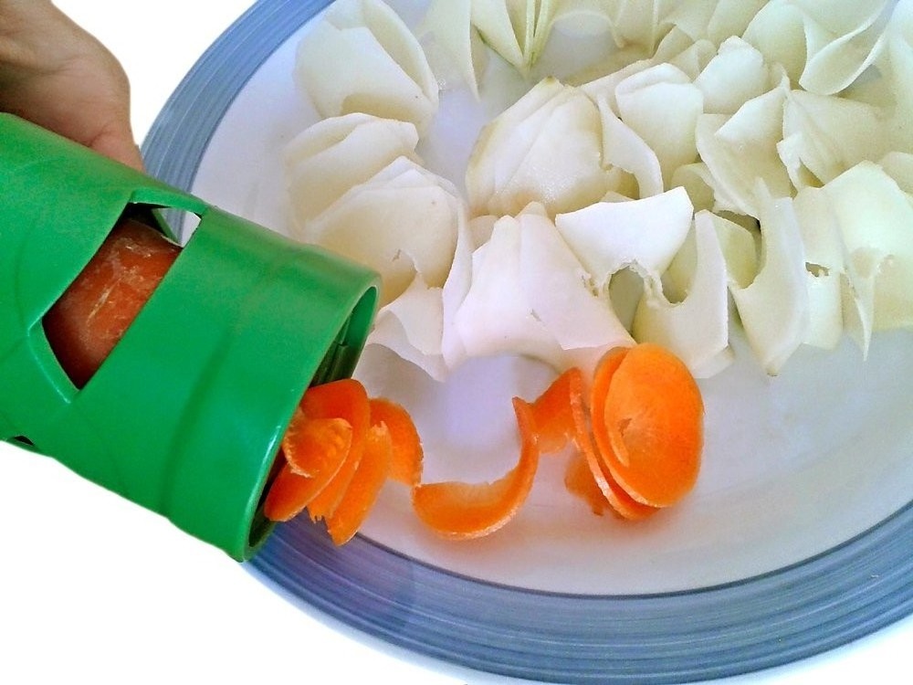 Salad Chopper Herb Slicer Knife With Double Chopping Blade