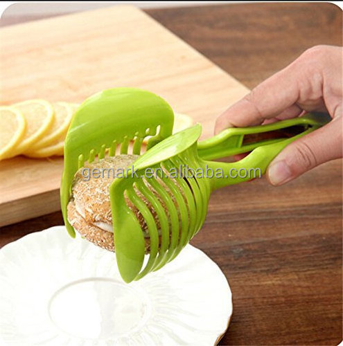 Tomato Slicer Multifunctional Handheld Tomato Round Slicer Fruit Vegetable Cutter,Lemon Shreadders Slicer