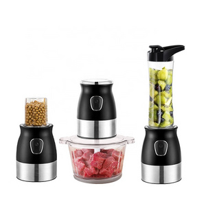 multi-function 3 in 1 meat grinder food chopper mini liquidificador portatil portable fruit magic blender cup blender daging