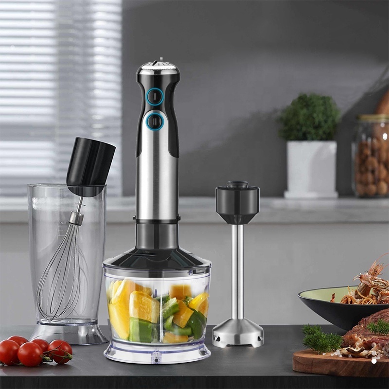 one handed kitchen hand blender electric 1200w fruit juice mini stick blender manual hand-held blender