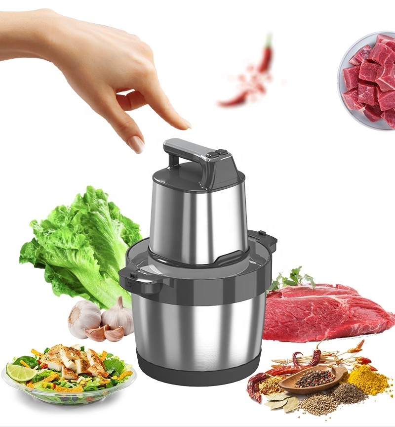 electric food chopper meat grinder mincer stainless kitchen expert food  processor meat and vegetable chopper grinder