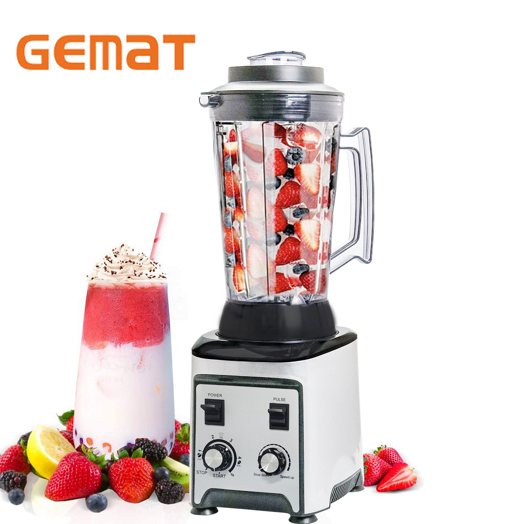 Best seller strong 4 liters 6 blade heavy duty hard nut pounded yam nutrimix restaurant juice commercial blender 3000w