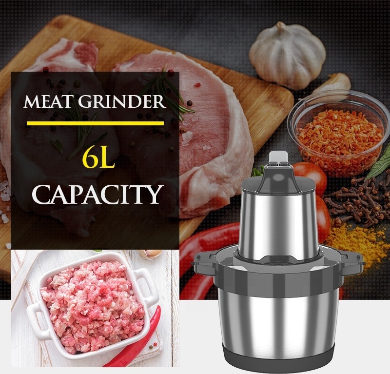 electric food chopper meat grinder mincer stainless kitchen expert food  processor meat and vegetable chopper grinder