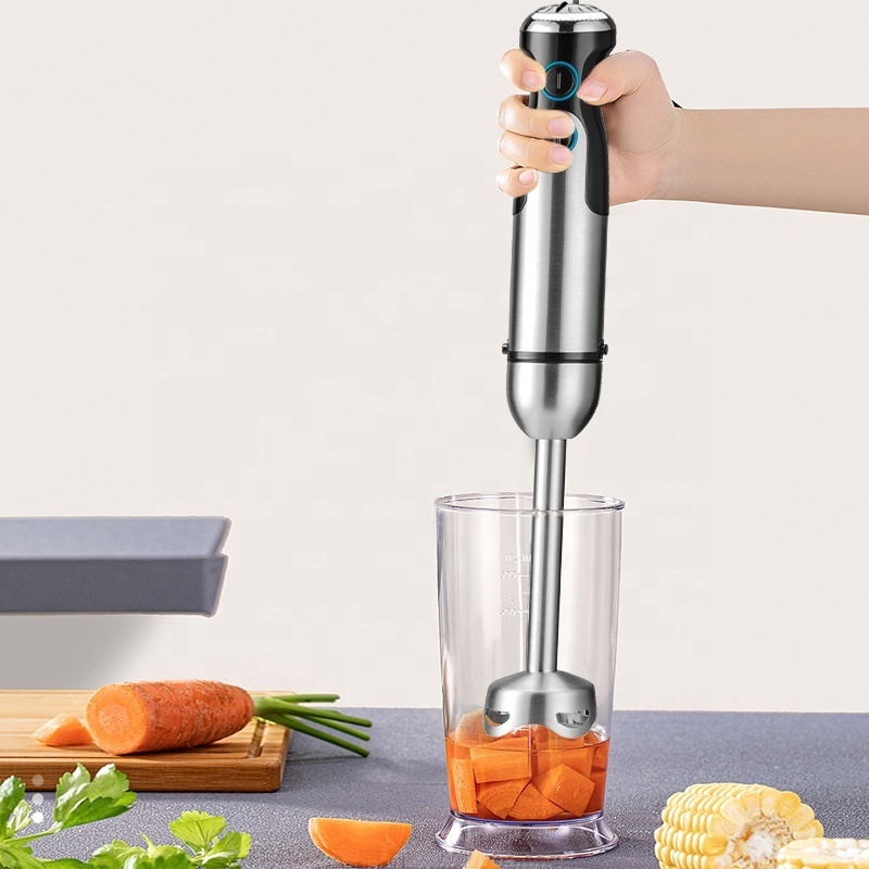 one handed kitchen hand blender electric 1200w fruit juice mini stick blender manual hand-held blender