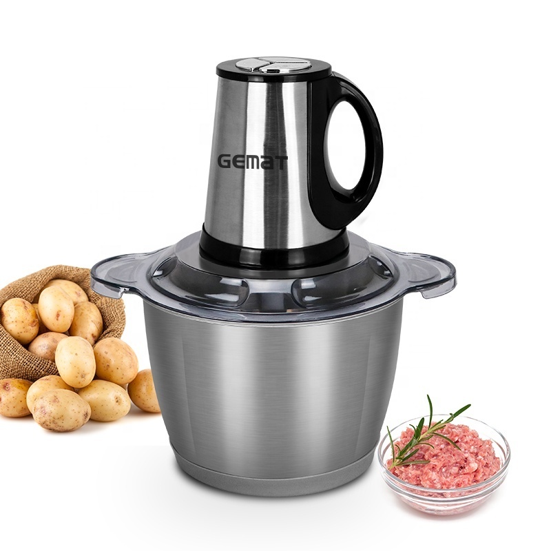 Multifunction food processor 2L 3L 5Lmixer chopper meat grinder price mixeur de foutou electric food chopper