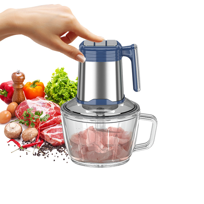 automatic kechen small meat and bone grinder 2L/3L meat chopper electric motor meat grinder mixer grinder