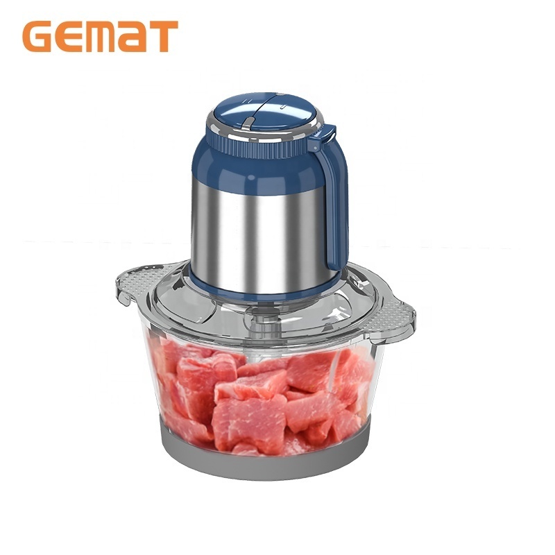 Multifunctional push food potato chopper 4 in1 electr electric machine mixer grinder hand meat mincer