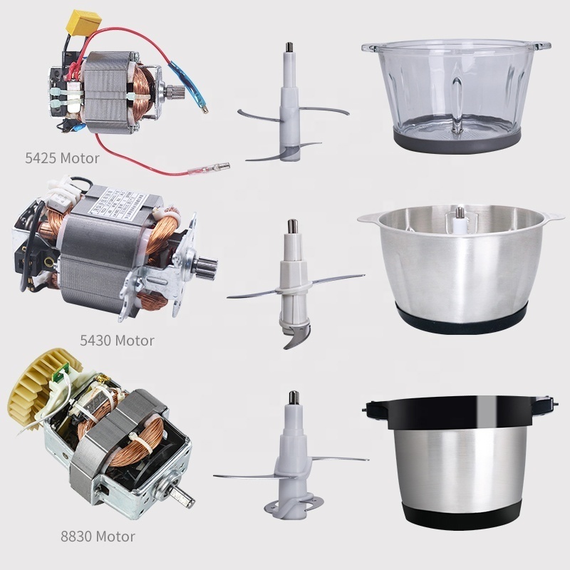 Meat Grinder Parts Motor Yam Pounder engine Replacement Electric Accessories Spare Parts Stainless Steel Attachment Assembly