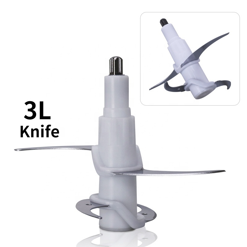 2L Meat Grinder Parts Blades Knives Knife Cross Cutting Plate Blade Electric Spare Accessories Manual Attachment Stainless Steel