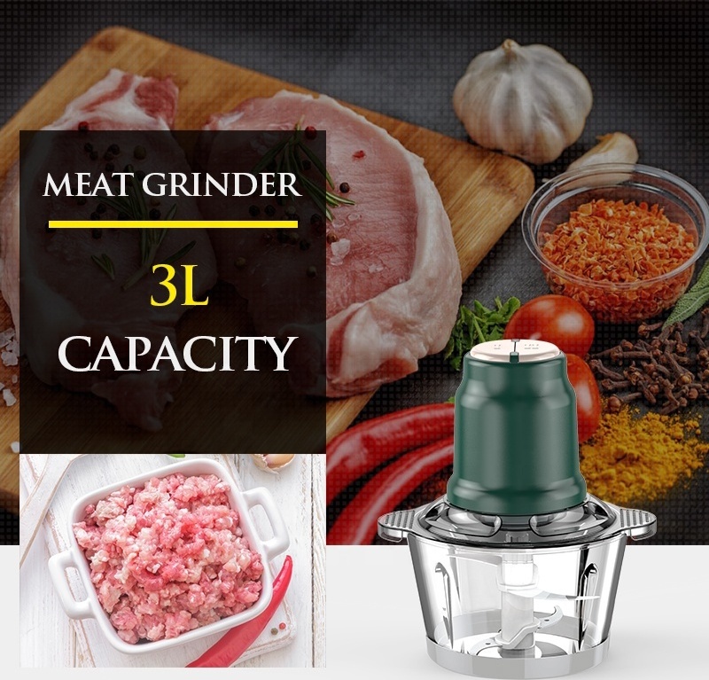 Kitchen mixer food processor 220v 1500w 10l meat grinder slicer vegetable fufu chopper electric hand mincer yam pounding machine