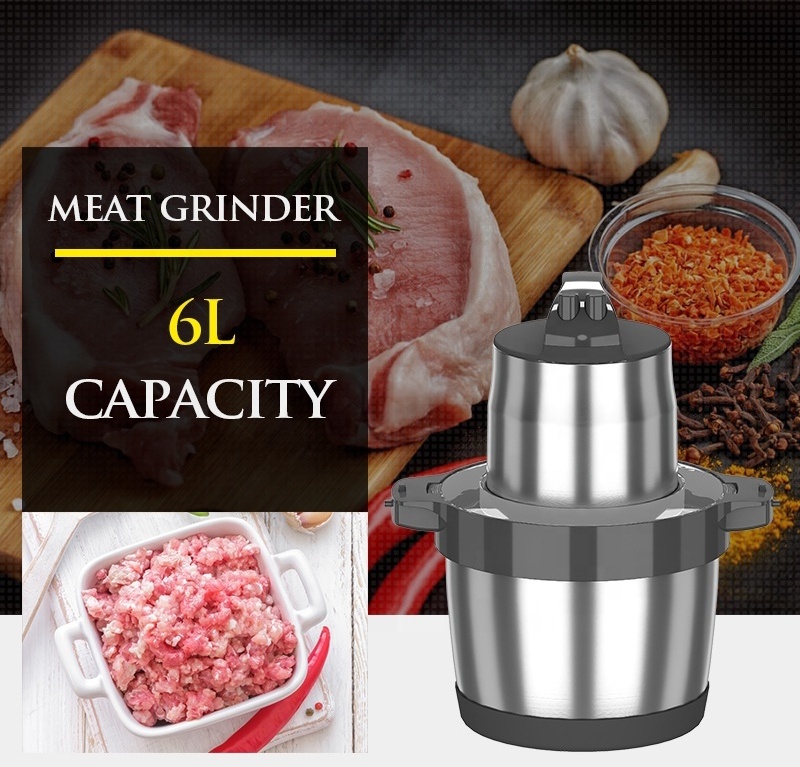 Best Multifunctional Electric Meat Grinders Commercial Small Heavy Duty Fish Vegetable Chopper Mixer Fufu Yam Pounding Machine