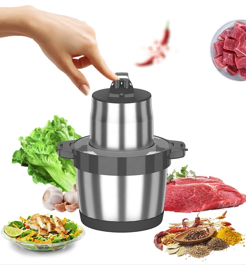 Best Multifunctional Electric Meat Grinders Commercial Small Heavy Duty Fish Vegetable Chopper Mixer Fufu Yam Pounding Machine