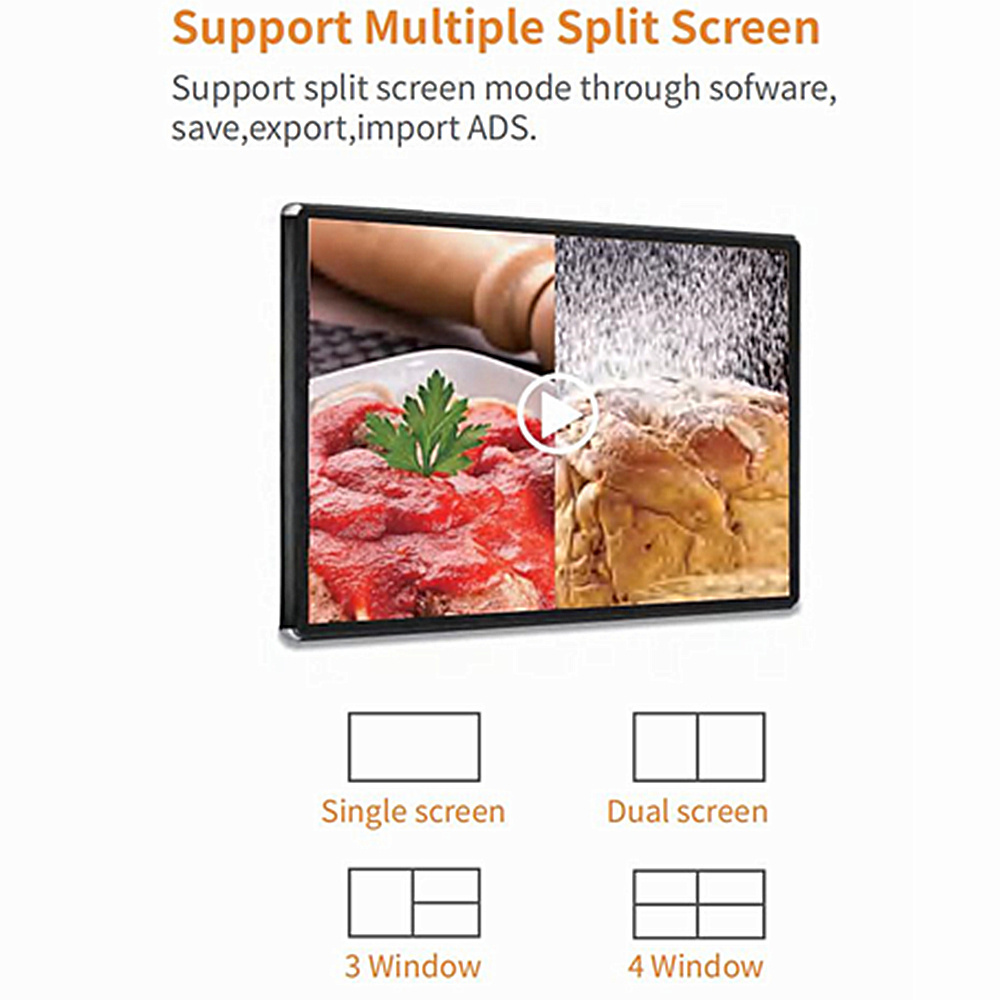 LCD Indoor Hanging Advertising Player Hot Sale Wall Mount LCD Digital Signage Advertising Display 32 43 49 55 65 75 Inch CMS SDK