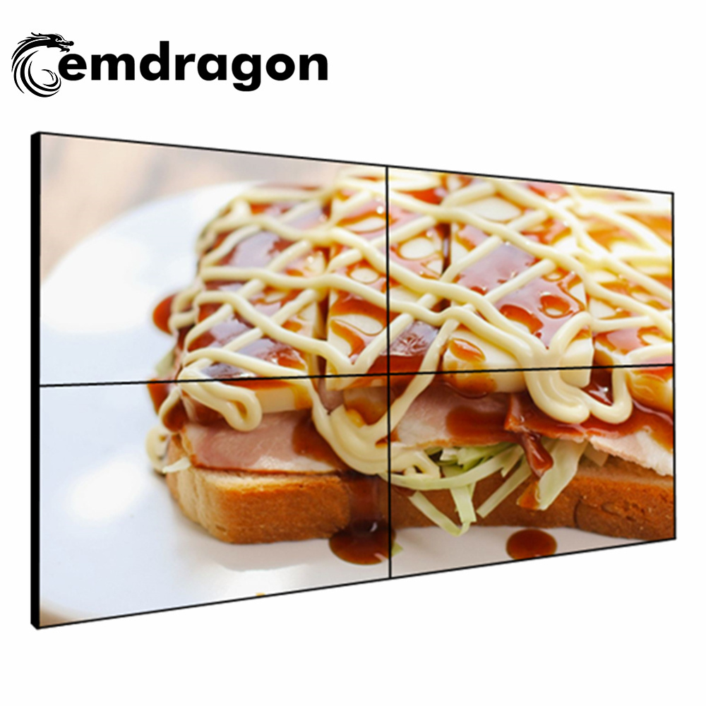 50 inch 4k display big touch screen 2*2 lcd video wall