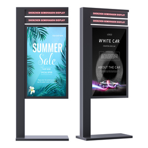 75" 86" lcd advertising IP66 waterproof digital signage and displays software tv lcd banner outdoor display screen