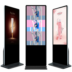 50" 55 Inch Touch Screen Kiosk Indoor Floor Standing Self Service Photo Booth Information Kiosk For Shopping Mall Advertising