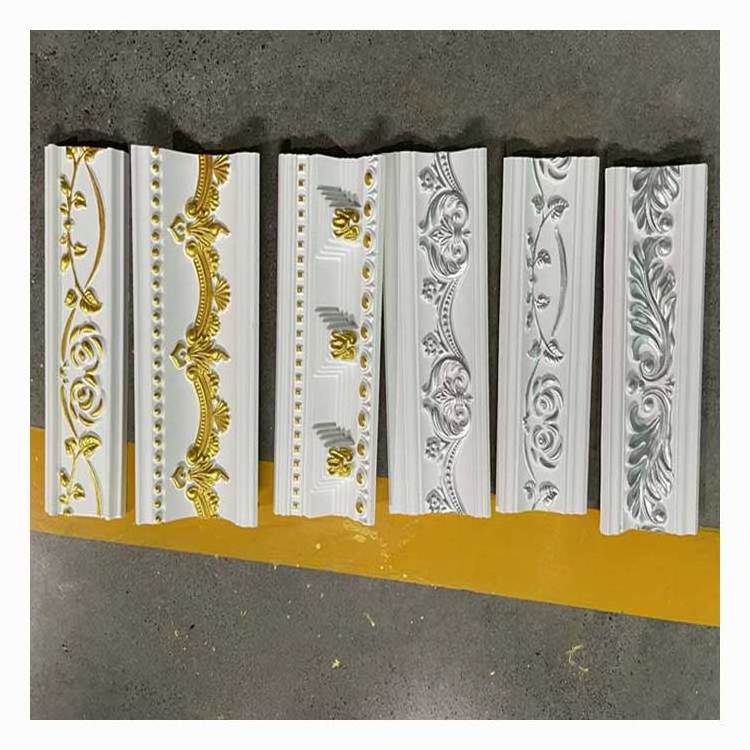 wholesale gemei Rigid Architectural lightweight primed  Facade Luxury Foam carved crown mouldings for ceiling